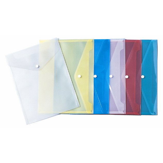 진홍 PP봉투홀더(찍찍이형) A4(세로형/10입) 투명 #JF814 