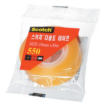 3M 스카치테이프리필 18mm*30M #550(1인치)