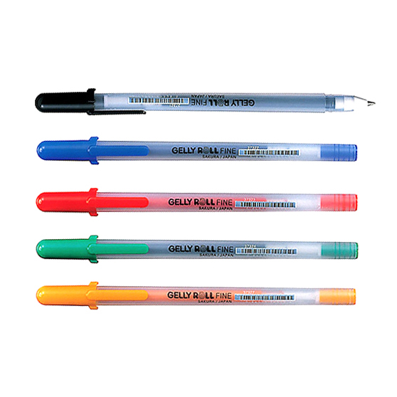 사쿠라 겔리롤 0.6 흑색(자루) B-20