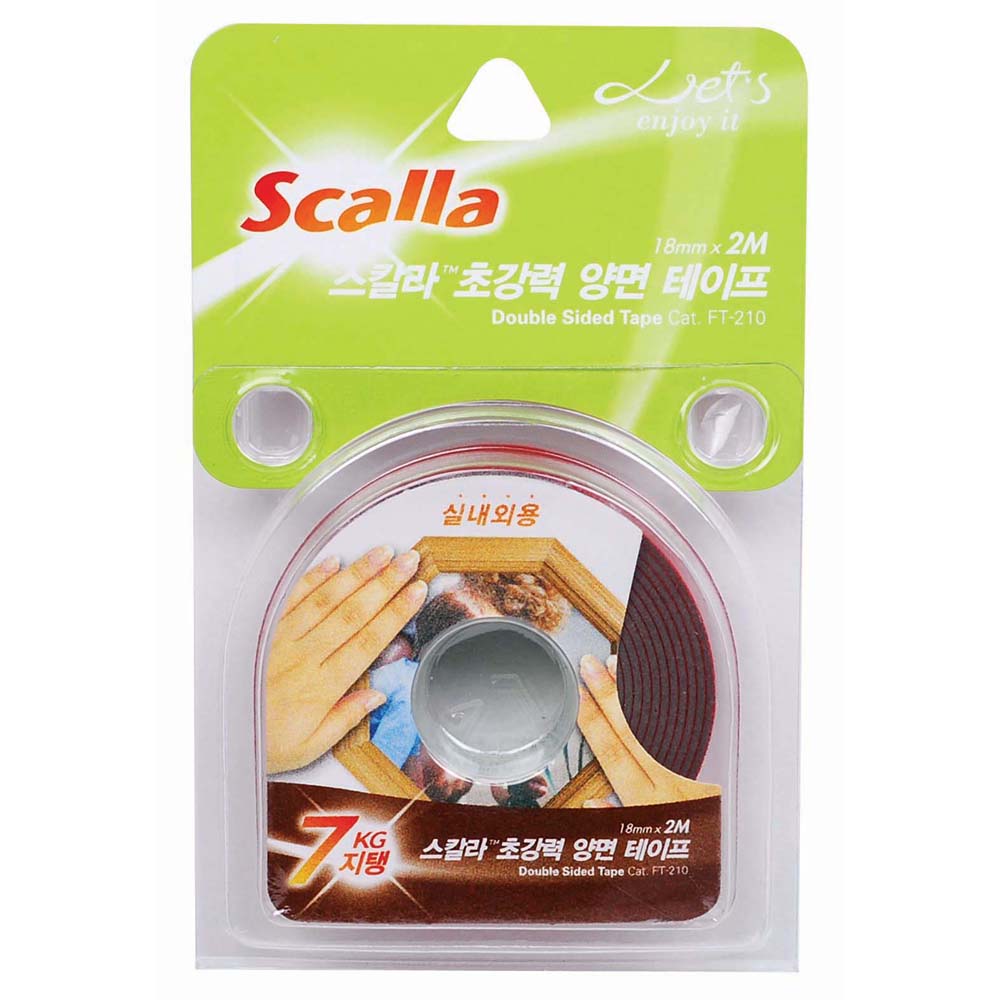 Scalla 초강력폼양면테이프 18mm*2M #FT-210