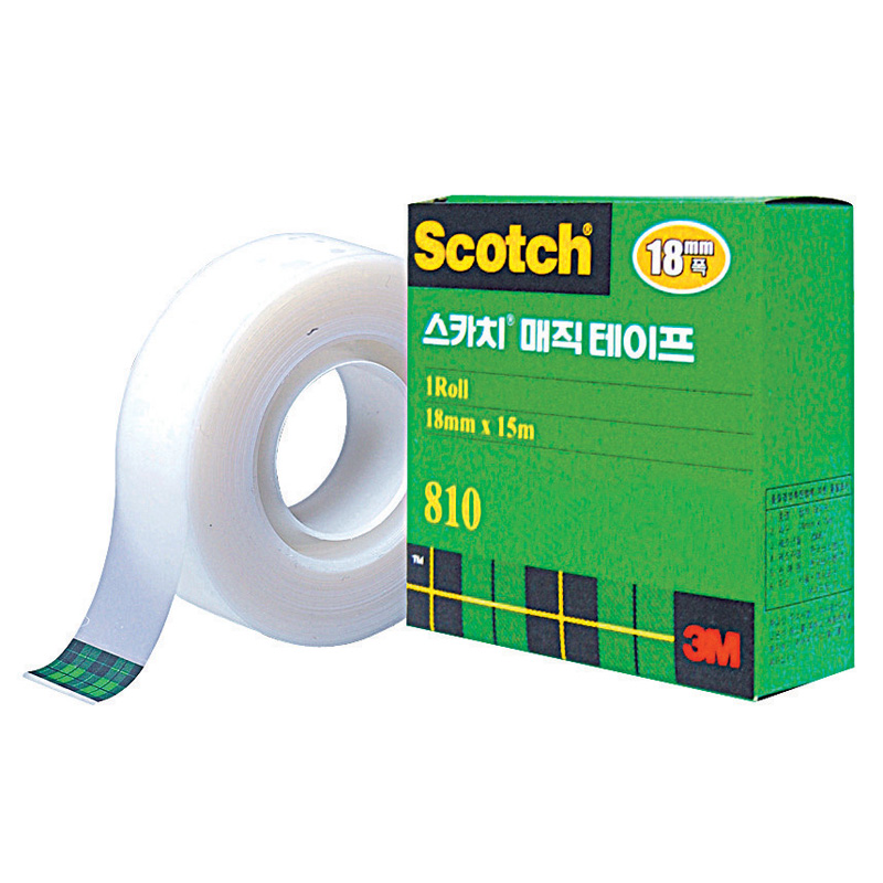 3M 매직테이프리필 18mm*15M #810