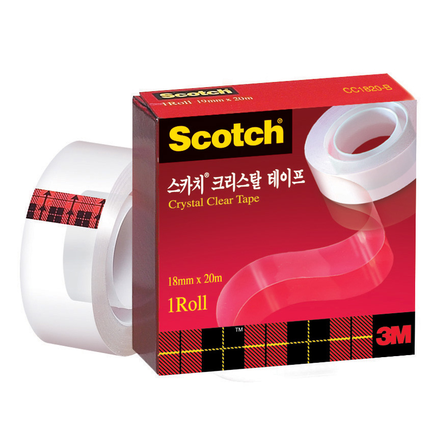 3M 크리스탈테이프리필 18mm*20M #CC1820B