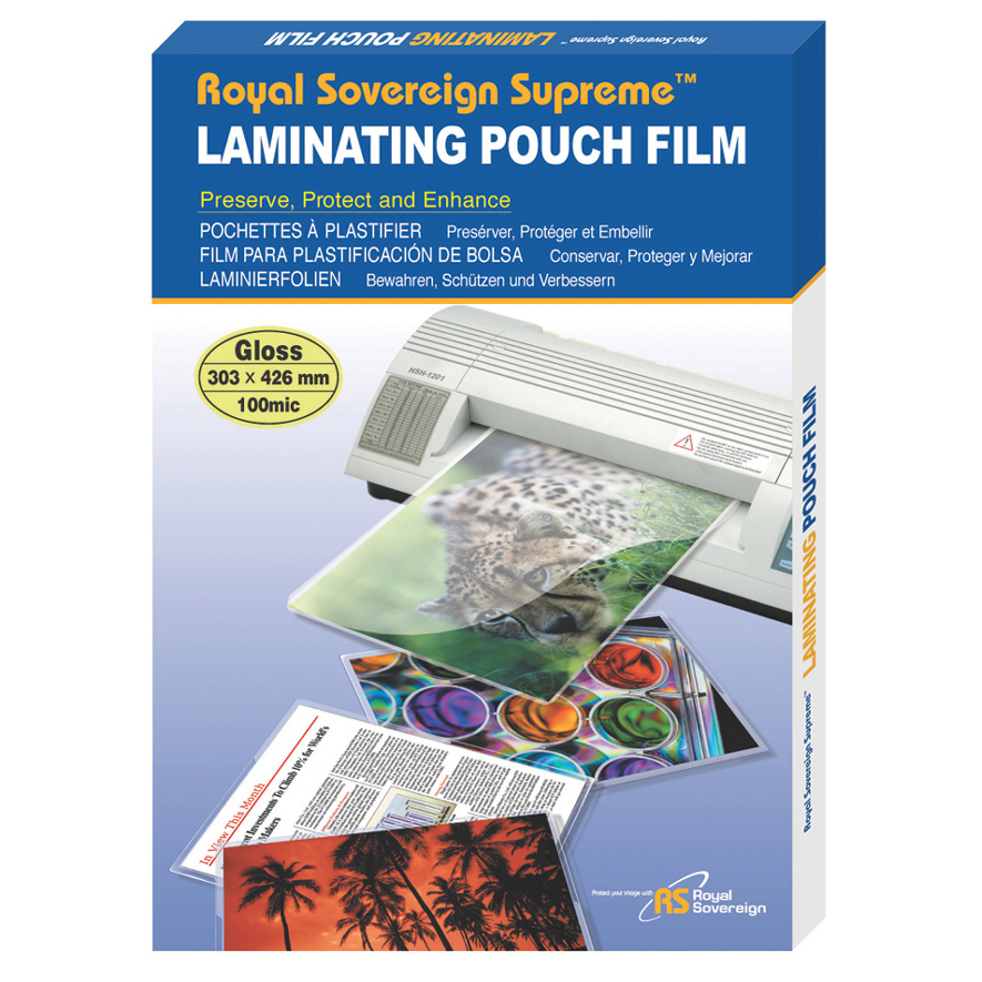 로얄소브린 코팅필름 A3(303*426mm) 100mic(100매) 