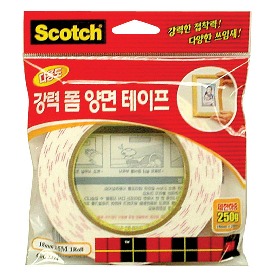 3M 폼타입 양면테이프 50mm*3M #114L