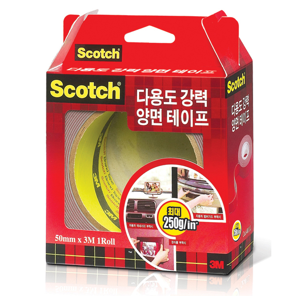 3M 다용도 강력 양면테이프 50mm*3M #4011L