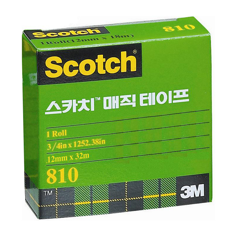 3M 매직테이프리필 12mm*32M #810