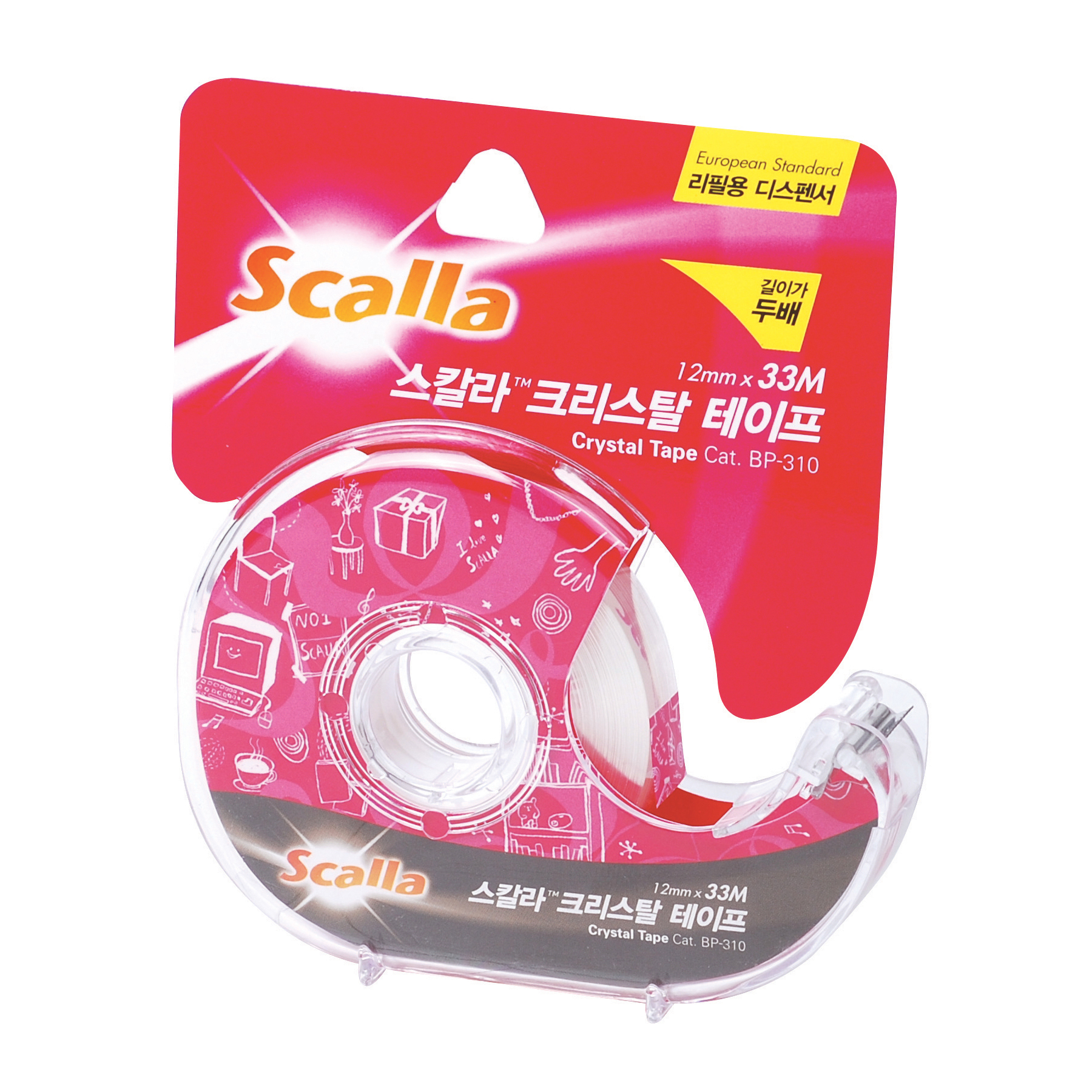 Scalla 크리스탈테이프 12mm*33M #BP-310