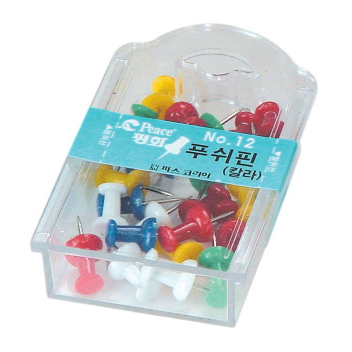 평화 칼라푸쉬핀 NO.12 