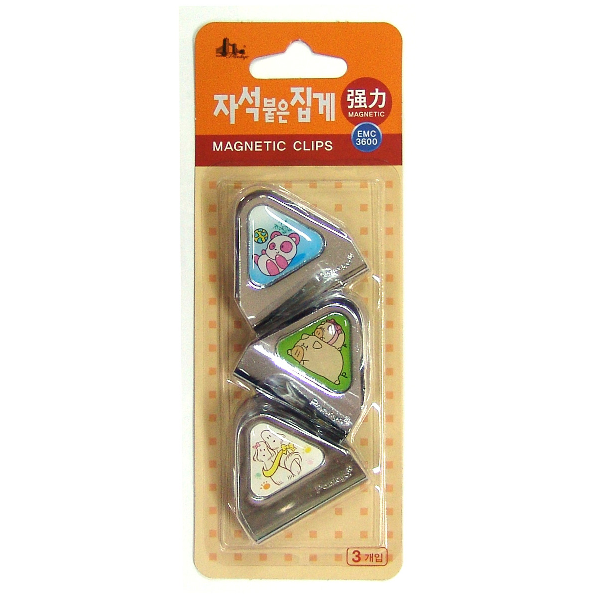 판교 자석붙은집게(3입) 