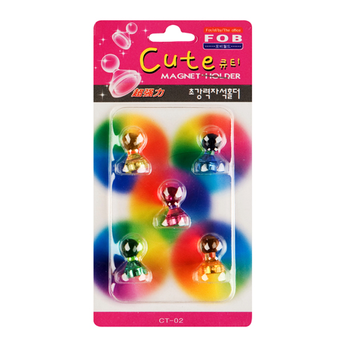 큐티 초강력자석홀더 소형(11mm*5입) CT-02 