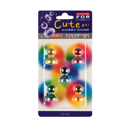큐티 초강력자석홀더 중형(15mm*5입) CT-01 