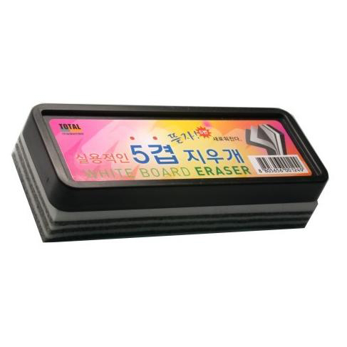 토탈 화이트보드지우개(5겹) 