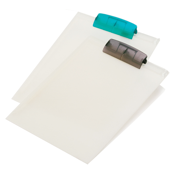 시스맥스 클립보드(반투명) A4(파랑/235*352mm) 46108 