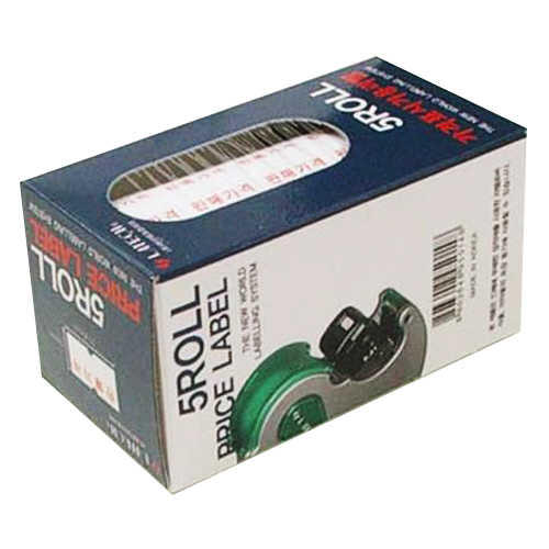 가격표시기 라벨스티커(21.6*12mm/5롤)-인쇄(판매금액) 