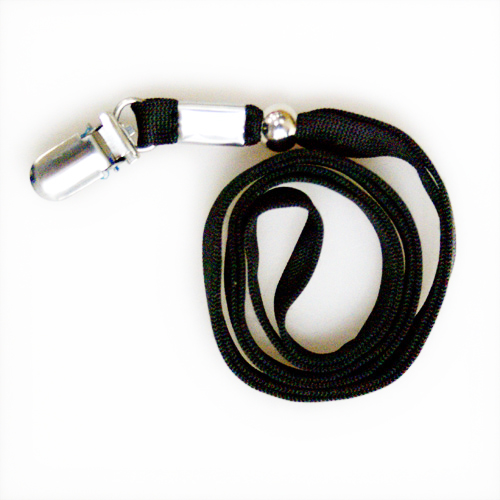 칼라목걸이줄(밴드링더블클립)750(검정/420mm) M0075 