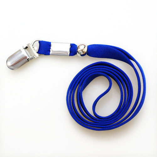 칼라목걸이줄(밴드링더블클립)750(파랑/420mm) M0070 