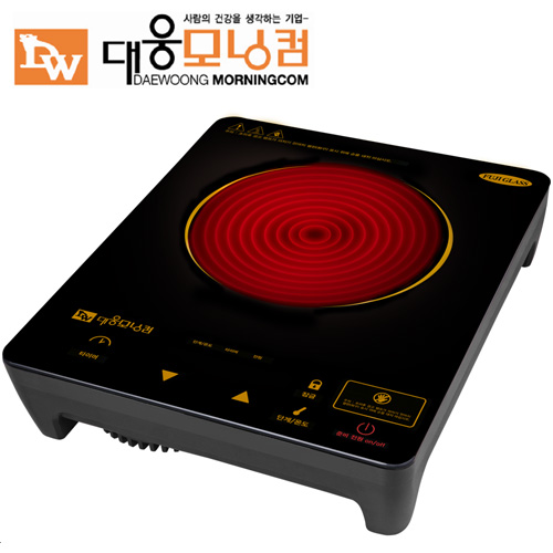 대웅모닝컴 전자식 마이콤 원적외선 하이라이트 전기 레인지[MD-1201]