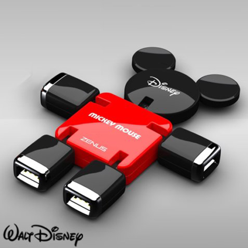 디즈니 USB 허브 WDU-4200