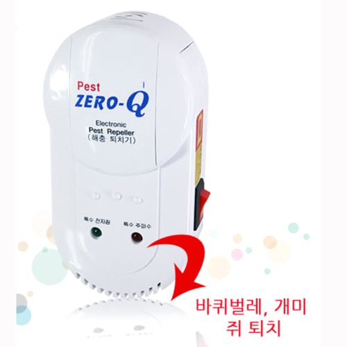 [개미,바퀴벌레,쥐,벌레 박멸!]제로큐 초음파 사계절 해충퇴치기[Q-1]