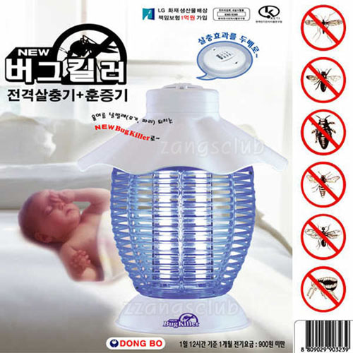 동보 New 버그킬러 Bug Killer 전격살충기+모기 훈증기능 [DB-405]