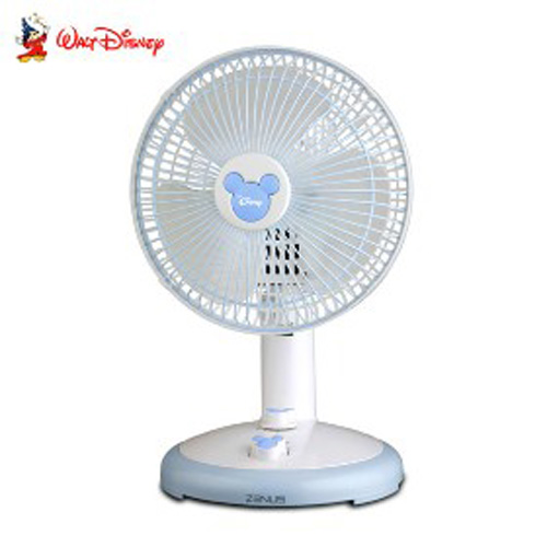 디즈니 캐릭터 20cm(화이트블루) 120분 타이머 좌우회전 탁상형 선풍기 [WDF-290]