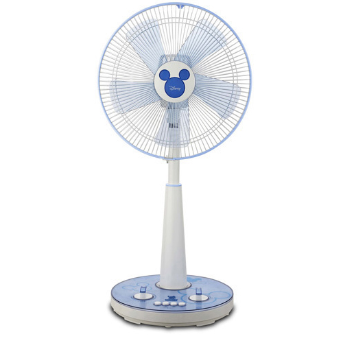 디즈니 캐릭터 (블루) 14형 35cm 고품격 좌석용 프리미엄 선풍기[WDF-350]
