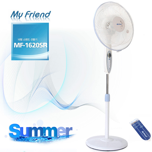마이프랜드 16형 40cm 거실/업소용 스텐드 타이머 리모콘 선풍기[MF-1620SR]