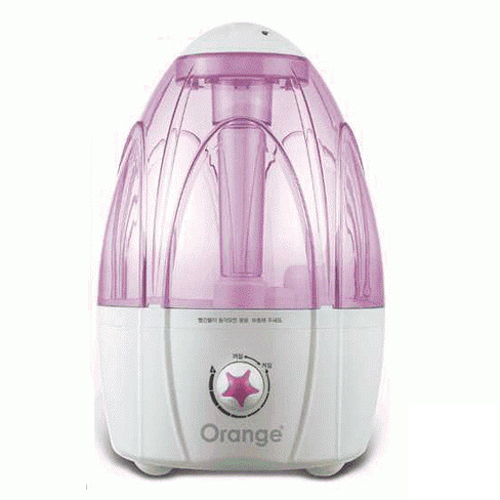 ★필터없이 공기를 자연가습 깨끗하게~★분무구 360도회전/물보충알림램프/분무량조절 Orange 생활 Upgrade 초음파식 가습기(3.5L)[VSH-VH3000]