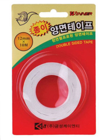 금성 종이양면테이프 12mm*10M
