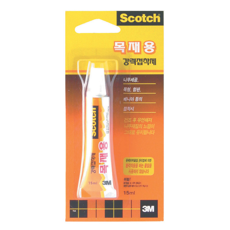 3M 목재용 강력접착제 15ml #6060 