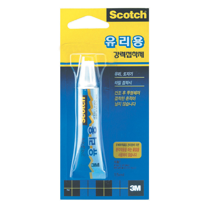 3M 유리용 강력접착제 15ml #6425 