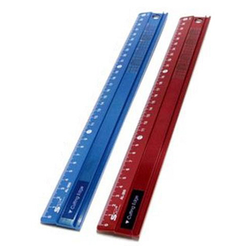 알루미늄 컷팅자(레드코팅) 30Cm 