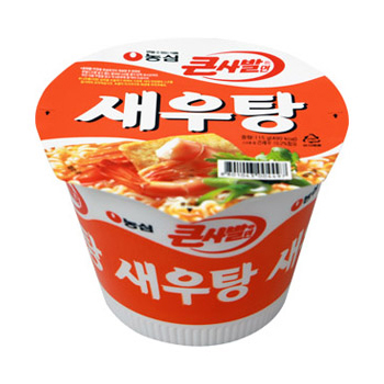 농심 새우탕 큰사발 컵라면 大 (낱개) 
