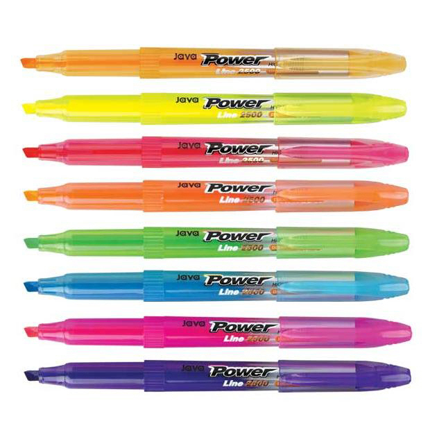 자바 파워라인 형광펜 녹색(자루) B-20