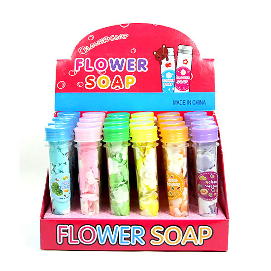 시험관 향기 꽃비누 24개세트 
