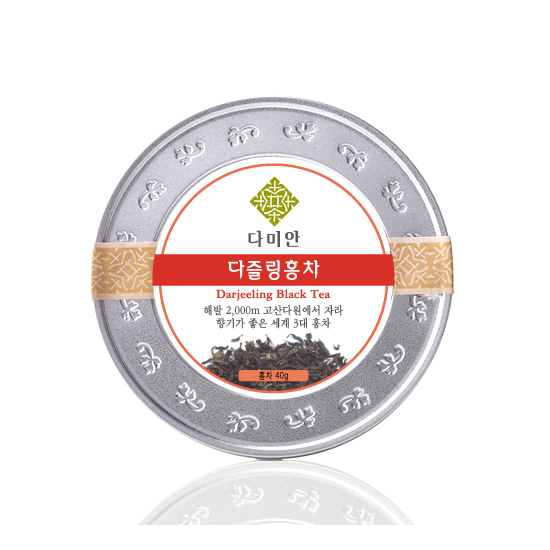 다미안다즐링홍차잎차통(40g) 