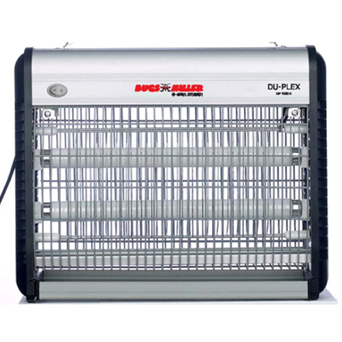 [360도 사방으로 자외선 유인후 순간 전격살충!]녹이 안스는 알루미늄 재질! 듀플렉스 가정/업소용(중) 전격살충기[DP-1020IK]