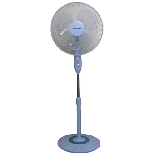 [3엽 날개,고광택 디자인몸체]대우전자 40cm(16형)침실/가정/업소용 스탠드 타이머 선풍기[DWF-S608H]