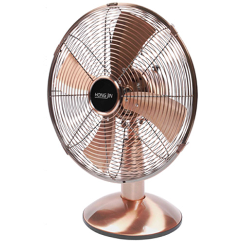 [엔틱스타일의 고전풍 인테리어!]사파이어 12형(30cm)최고급 메탈크롬 클래식 선풍기 [HJ-12M]