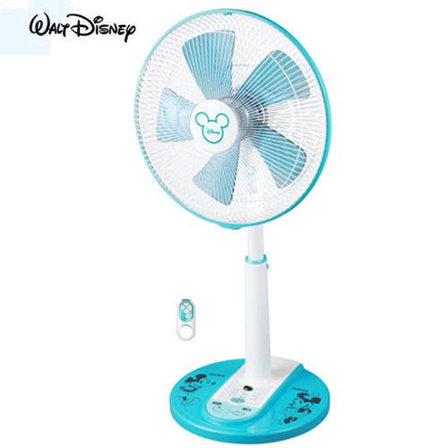 디즈니 14형 35cm 좌석용 프리미엄 리모컨 풋터치 선풍기[WDF-355R]