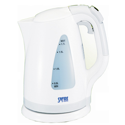 사파이어 1.7리터 자동 on/off 스위치 스테인레스열판 전기 무선주전자[SF-1200] 