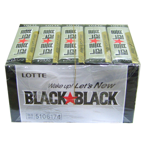롯데 블랙블랙 껌(1000x15개)