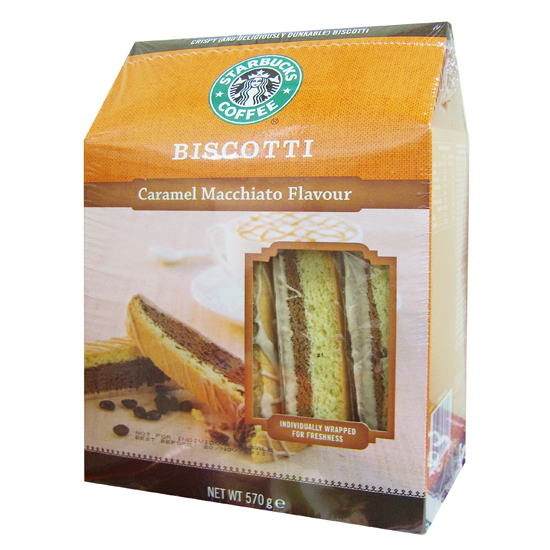 스타벅스카라멜 마끼아또향 비스코티