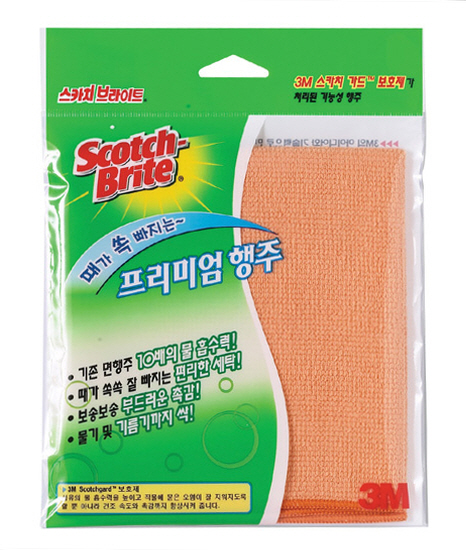 3M SB 때 쏙 프리미엄 행주(오렌지) 300*320