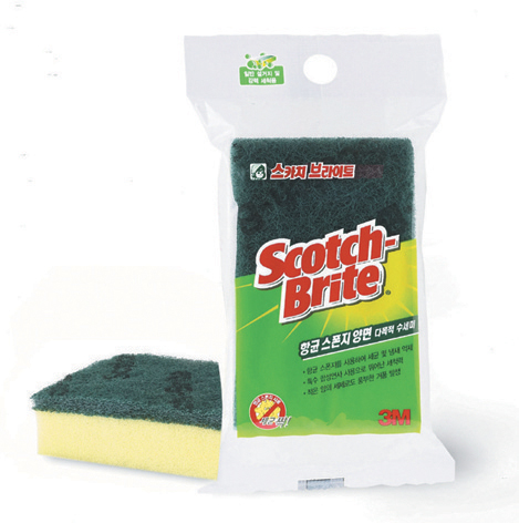 3M SB 항균스폰치양면 다목적수세미(90*150mm) #SL-135 