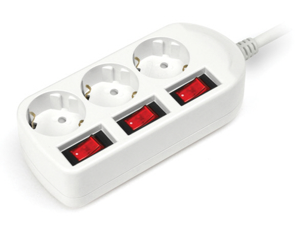 Subony 개별스위치 멀티탭 3구 3M #M-1333 