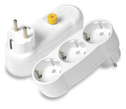 Subony 3구 I자형 멀티탭(스위치없음) #T-2123 