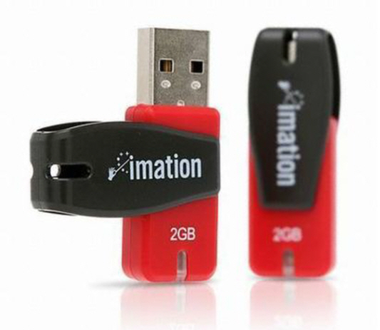 [이메이션] Nano 레드 2GB USB메모리