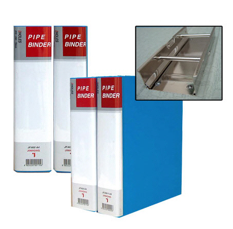 진홍 합지 2공파이프바인더 A4(90mm/홀70) 민자(세로형/넓은면) 청색 #JF612 