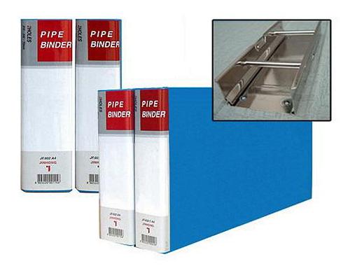진홍 합지 2공파이프바인더 A4(90mm/홀80) 군자(가로형/좁은면) 청색 #JF631 
